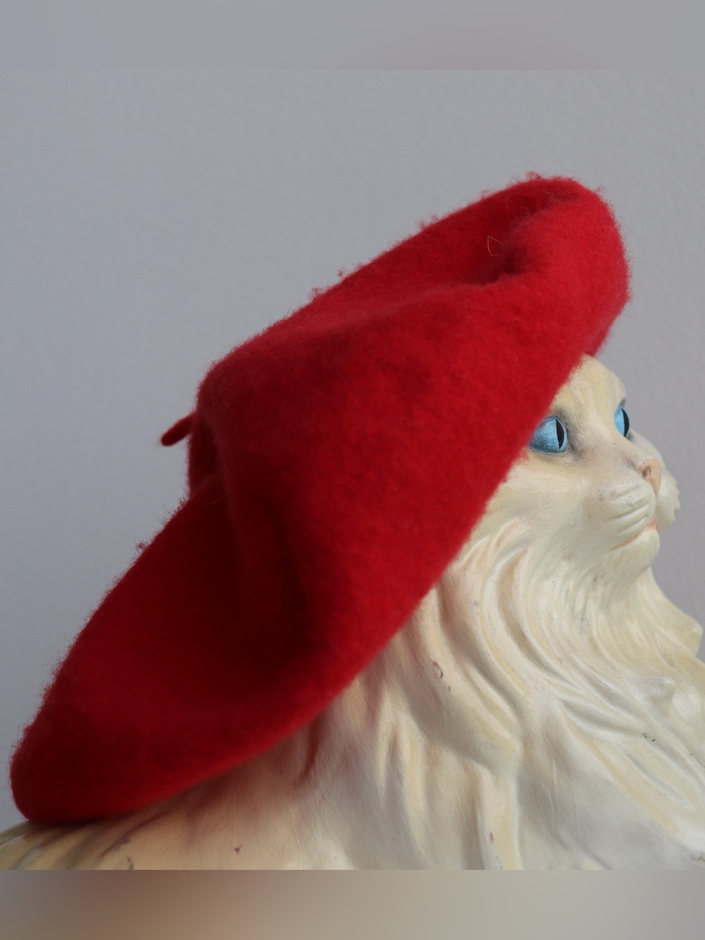 Halogen Red Wool Beret Women’s OS